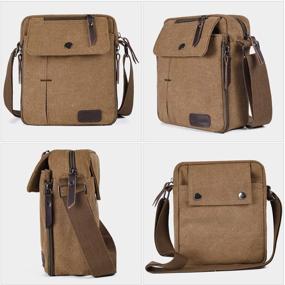 img 3 attached to Multifunction Crossbody Shoulder Multi Pocket Organizer Laptop Accessories in Bags, Cases & Sleeves