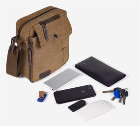 img 2 attached to Multifunction Crossbody Shoulder Multi Pocket Organizer Laptop Accessories in Bags, Cases & Sleeves