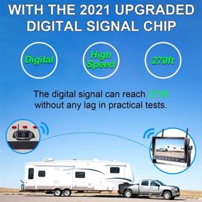 img 3 attached to 📷 Rohent R12: High-Def Wireless Backup Camera for RV HD 1080P | 7 Inch Touch Key DVR Monitor | IP69 Waterproof | Easy RV/truck Compatibility