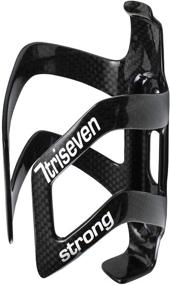 img 4 attached to 🚴 TriSeven Premium Cycling Carbon Water Cage: Extra Strong, Durable, and Ultra Lightweight - Ideal for Triathlon & MTB, Compatible with All Bottles and Saddle Cage Holders!