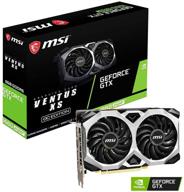 🎮 видеокарта msi gaming geforce gtx 1660 super ventus xs oc - 6 гб gdrr6, два вентилятора, поддержка hdmi/dp, hdcp, directx 12, готова к vr логотип