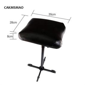 img 3 attached to 🖼️ Tattoo Arm Rest with Adjustable Height and Soft Sponge Pad - CAKMSMAO Tattoo Armrest Stand Equipment for Studio Salon Tattoo, featuring Cross Stability and Portability