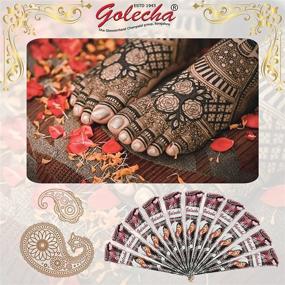 img 1 attached to 🌿 Golecha 12 Pack, Premium Quality Natural Henna Paste Hair Color Cones, Ready to Use for Hair Dyeing