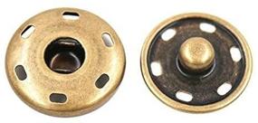 img 3 attached to Button Metal Fasteners Buttons Bronze