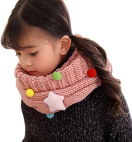 img 4 attached to 🧣 Ipenny Thickened Neckerchief for Toddlers' Cold Weather Accessories