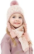 🧢 warm winter beanie with earflaps and fleece lining - girls' fashion accessories logo