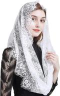 🙏 fanfan catholicchurch veils - lace mantilla chapel veil for mass with infinity veil - y013 logo