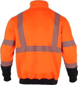 img 2 attached to VENDACE Reflective Sweatshirt for 👕 Enhanced Visibility in Occupational Health & Safety
