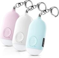 safesound personal alarm siren song 3 pack: powerful self defense alarms with led flashlight- usb rechargeable, perfect for women, girls, kids, and the elderly logo