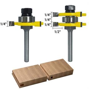 img 3 attached to Wolfride T Shape Milling Hardened Woodworking: Efficient Wood Carving Tool for Precision and Durability