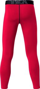 img 3 attached to 👖 TSLA Kids & Youth Thermal Compression Pants | Athletic Sports Leggings & Running Tights Bottoms - 1 or 2 Pack