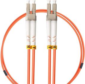 img 3 attached to 🔌 Fiber Patch Cable: VANDESAIL 1m LC to LC Multimode OM1 Duplex 62.5/125um - Optimal Connectivity and Performance!