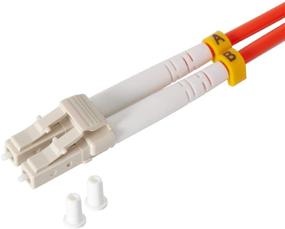 img 4 attached to 🔌 Fiber Patch Cable: VANDESAIL 1m LC to LC Multimode OM1 Duplex 62.5/125um - Optimal Connectivity and Performance!