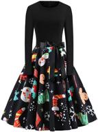 alljoin vintage rockabilly cocktail dresses for women's christmas clothing logo