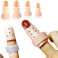 🔧 versatile finger splints for pain relief & support - trigger and mallet finger splints, brace straightener, tendon lock & stabilizer (4 sizes) logo