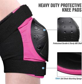 img 1 attached to 🚲 G4Free Bike Knee Pads Elbow Pads Wrist Guards 3 in 1 Protective Gear Sets for Skateboarding, Roller Skating, Cycling, and Scooter - Adults and Kids