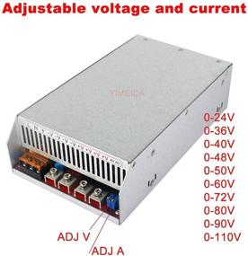 img 3 attached to 💡 YI MEI DA 48V 1500w Switching Power Supply for CCTV, Computer Project, 3D Printer, LED Strip Light, Router - DC 48V 31A Power Adapter Driver Transformer - 110V AC