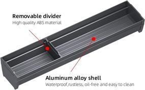 img 3 attached to Organizer Organizer Adjustable Flatware Silverware