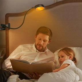 img 1 attached to 📚 Vekkia Clip on Light: Versatile Reading Lamp with Color Changing Modes