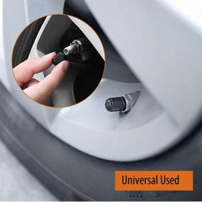 img 2 attached to 20 PCS Universal Tire Valve Caps Stem Covers for Cars, SUVs, Bikes, Trucks, Motorcycles, and Bicycles