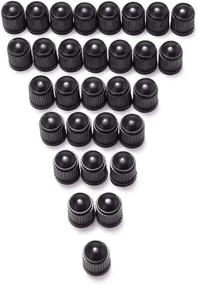 img 3 attached to 20 PCS Universal Tire Valve Caps Stem Covers for Cars, SUVs, Bikes, Trucks, Motorcycles, and Bicycles