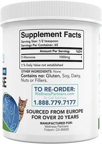 img 3 attached to 💪 Powerful UTI Solution: UTI Pets Pure D-Mannose Powder (65g) – Non GMO and Organic Source!