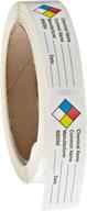 roll products removable identifying labels 163-0004 logo