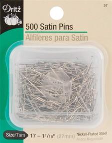 img 1 attached to Dritz 37 Satin Pins, 1-1/16-Inch (500-Count) – Optimize Your Search!