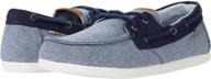 toms claremont slip shoes chambray men's shoes for loafers & slip-ons logo