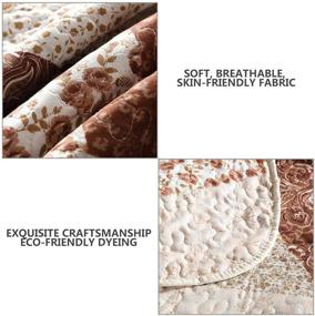 img 2 attached to Travan Oversized King Quilt Sets with Shams - Bedding Bedspread Coverlet Set 3-Piece