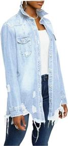 img 2 attached to Hongsui Womens Ripped Boyfriend Distressed Women's Clothing