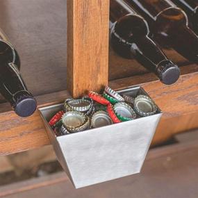 img 1 attached to 🍺 Stainless Steel Beer Bottle Cap Holder - Ideal for Catching Caps