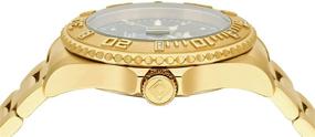 img 1 attached to 🕴️ Invicta Men's 15286 Pro Diver 18k Yellow Gold Ion-Plated Watch with Diamond Accents: A Timepiece of Elegance and Style