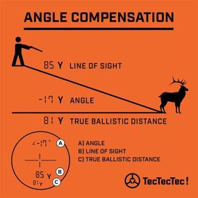 img 1 attached to TecTecTec ProWild S Hunting Rangefinder: Angle Compensation Laser Range Finder for Hunting – Range Scan, Speed Mode, CR2 Battery, and Normal Measurements