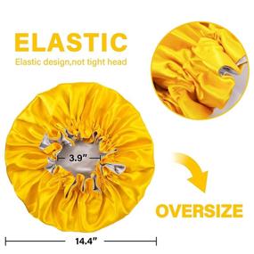 img 3 attached to Elastic Ruffled Sleeping Yellow Silver OYZIMY