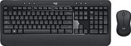 🔑 logitech mk540 advanced wireless keyboard and mouse combo – full size, long battery life, caps lock indicator, hot keys, 2.4ghz secure connectivity логотип