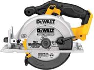 dewalt 6-1/2-inch 20v max circular saw, tool only - powerful cutting efficiency for versatile applications logo