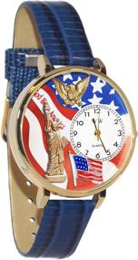 img 1 attached to Whimsical Watches G1220022 Patriotic Leather