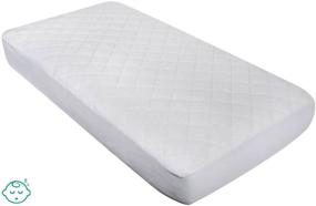 img 3 attached to 🌬️ Cool and Breathable Waterproof Crib Mattress Protector - Quilted Bamboo Pad/Cover/Topper for Hot or Sweaty Sleepers in Crib and Toddler Beds