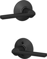 🔑 discover the versatile matte black schlage f10 v lat 622 latitude hall & closet passage lock логотип