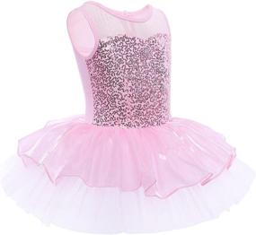 img 3 attached to TiaoBug Princess Leotard Costume Dancewear Sports & Fitness for Other Sports