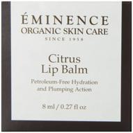 💋 eminence citrus lip balm: natural hydration for soft lips (0.27 ounce) logo