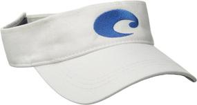 img 2 attached to 🧢 Cotton Visor by Costa Del Mar: Ultimate Sun Protection and Stylish Comfort