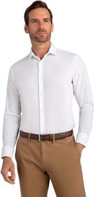 img 4 attached to Mizzen Main Manhattan Men's Non-Iron Washable Shirts in Clothing