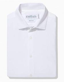 img 2 attached to Mizzen Main Manhattan Men's Non-Iron Washable Shirts in Clothing