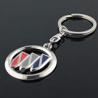 🔑 stylish yskxl buick logo keychain: premium 3d metal key ring logo