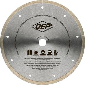 img 1 attached to 7-Inch Black Widow Micro-Segmented Rim Diamond Blade by QEP - Wet Cutting with 5/8-Inch Arbor, Maximum RPM 8730
