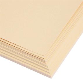 img 1 attached to 📒 Cardstock Paper for Arts and Crafts: Light Yellow, 8.5 x 11 In, 96 Sheets - Best Supplies