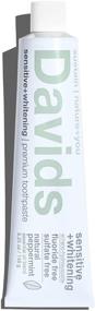 img 1 attached to 🦷 Davids Natural Hydroxyapatite Toothpaste, Sensitive, Whitening, Enamel Health, Fluoride-Free, SLS-Free, Peppermint, 5.25 oz Metal Tube with Tube Roller Included