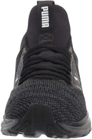 img 3 attached to 👟 High-Performance PUMA Men's Woven Running Shoes | Black Asphalt Sneakers for Men